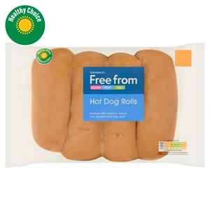 4 Hot Dog Buns, ensure vegan, if needed