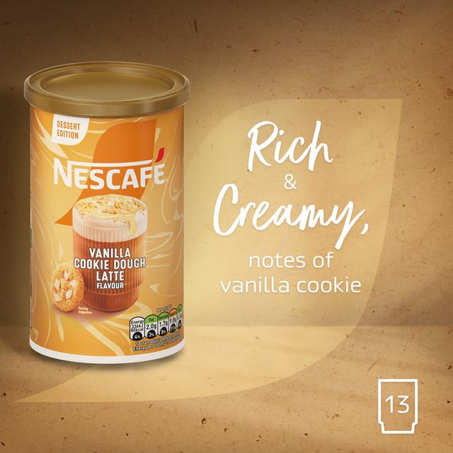 Nescafe Vanilla Cookie Dough Latte Coffee Tub 260g | Sainsbury's