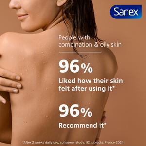 Sanex Skin Therapy Oily Skin Shower Gel Body Wash 450ml - gallery image 5