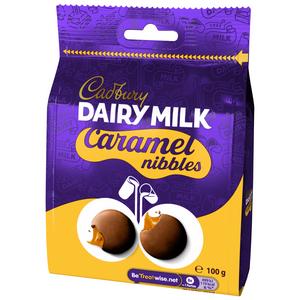Cadbury Dairy Milk 100g Chocolate Caramel Nibbles Bag - gallery image 4