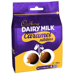 Cadbury Dairy Milk 100g Chocolate Caramel Nibbles Bag - gallery image 5