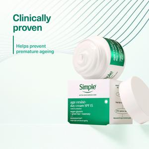 Simple Facial Moisturiser Age Resist+ Day 50ml - gallery image 3