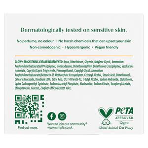 Simple Facial Moisturiser Glow+ 50ml - gallery image 2
