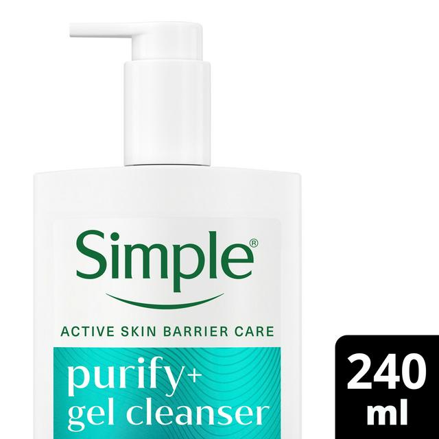 Simple Gel Facial Cleanser Purify+ 240ml | Sainsbury's