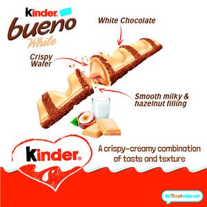 Kinder Bueno White Chocolate & Hazelnut Multipack 3 x 39g - gallery image 3