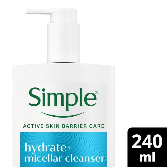 Simple Micellar Facial Cleanser Hydrate+ 240ml - gallery image 1