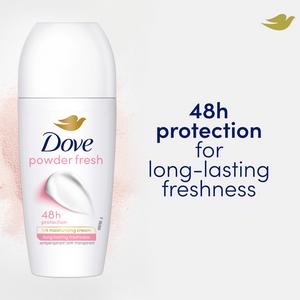 Dove Anti Perspirant Roll On Powder 50ml - gallery image 2