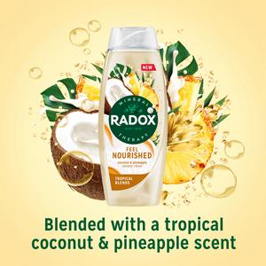 Radox Mineral Therapy Shower Cream Feel Nourished 450ml - gallery image 2