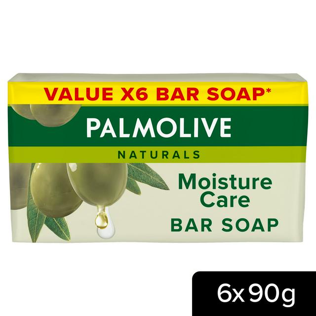 Palmolive Naturals Moisture with Olive Bar Soap Value Pack x6 - gallery image 1