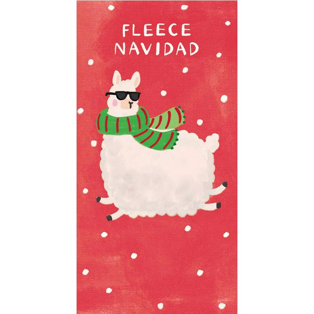Sainsbury's Fleece Navidad Christmas Greeting Card Money Wallet & Holder for Gift Card - gallery image 1