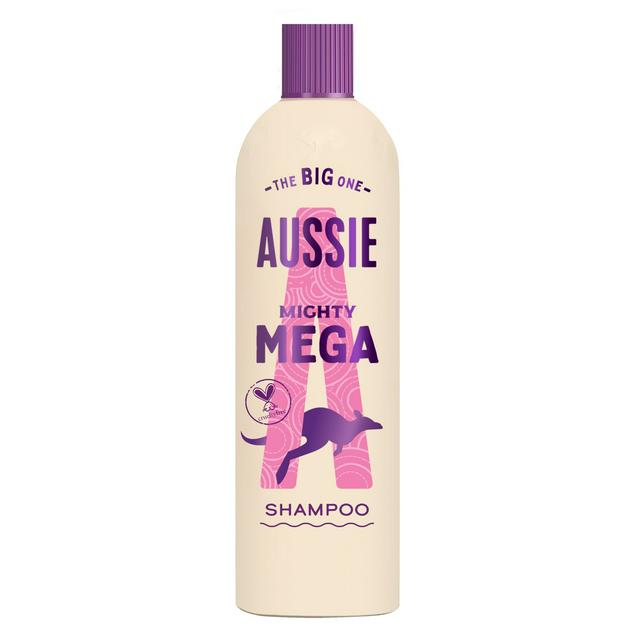 Aussie Mighty Mega Shampoo Gently Cleansing Shampoo for Soft & Shiny Hair 400ml - gallery image 1