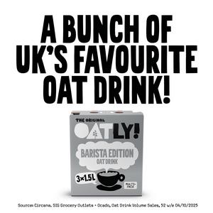 Oatly Oat Drink Multipack, Barista Edition 3 x 1.5L - gallery image 3