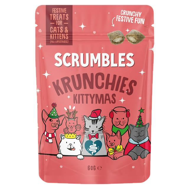 Scrumbles 60g Krunchies Kittymas Cat Treats - gallery image 1