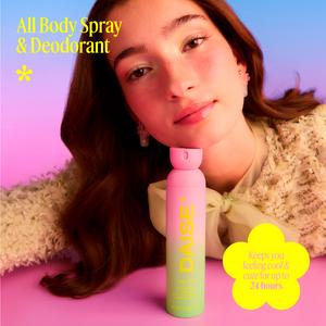 Daise All Body Spray & Deodorant in Raspberry & Mint 120ml - gallery image 3