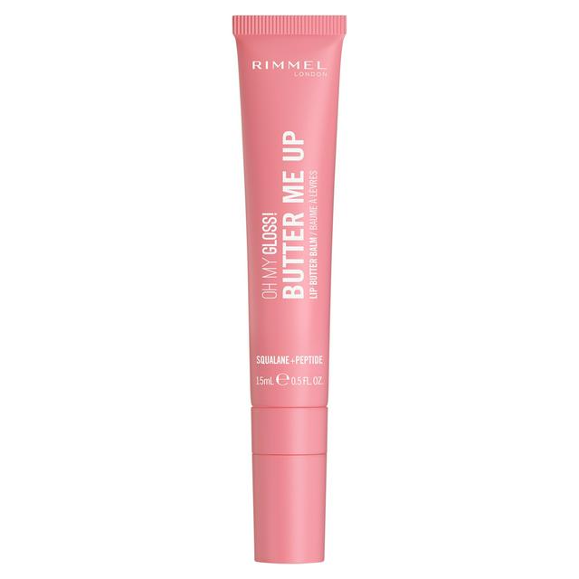 Rimmel London Oh My Gloss Butter Me Up Lip Butter Balm 003 Bubble Gum 15ml - gallery image 1