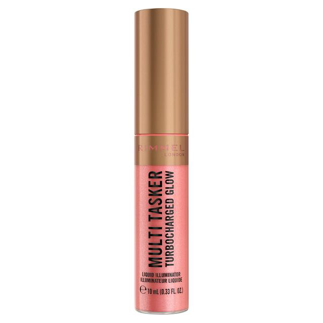 Rimmel London Multi Tasker Turbocharged Glow Liquid Illuminator 002 Rosy Rebel 10ml - gallery image 1