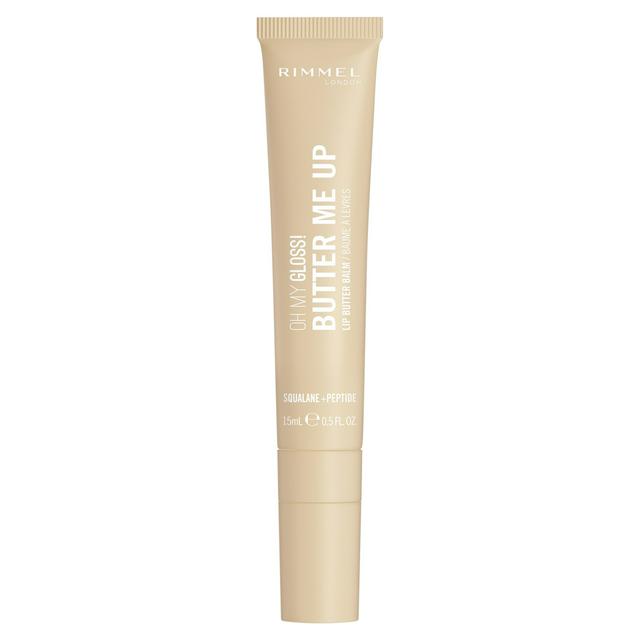 Rimmel London Oh My Gloss Butter Me Up Lip Butter Balm 001 Vanilla Frost 15ml - gallery image 1