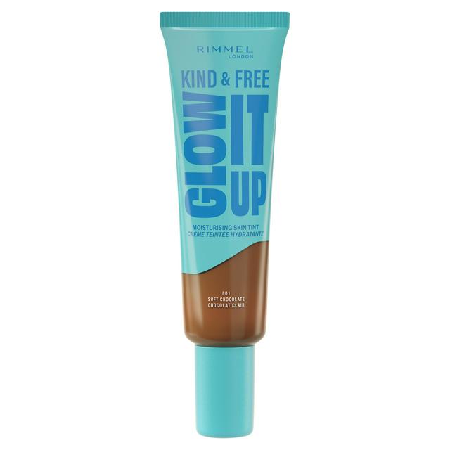 Rimmel London Kind & Free Glow It Up Moisturising Skin Tint 601 Soft Chocolate 30ml - gallery image 1