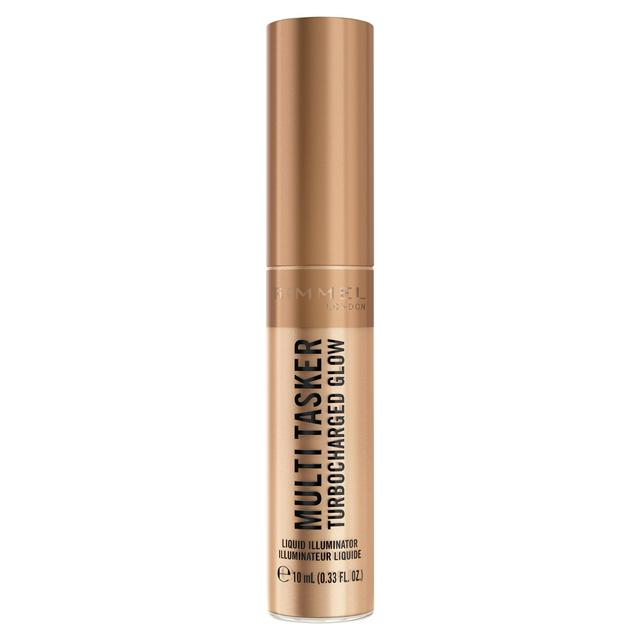 Rimmel London Multi Tasker Turbocharged Glow Liquid Illuminator 008 It's Giving Bronze 10ml - gallery image 1