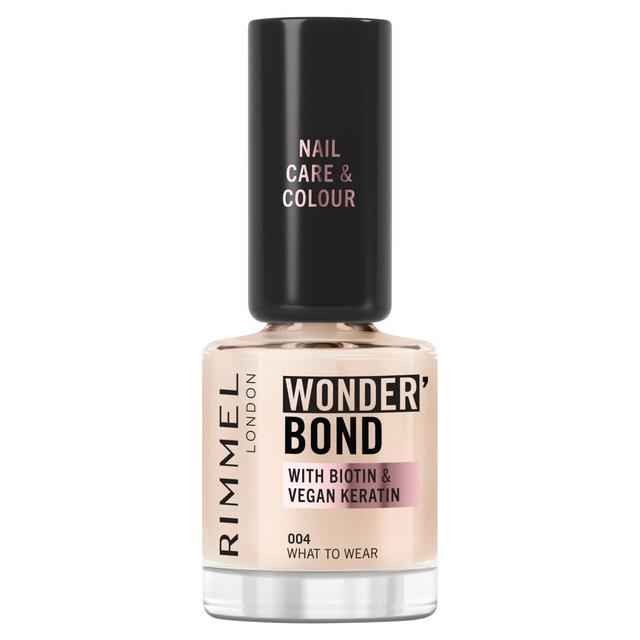 Rimmel Wonder Bond Care + Color Nail Polish 004 What to Wear 12ml - gallery image 1