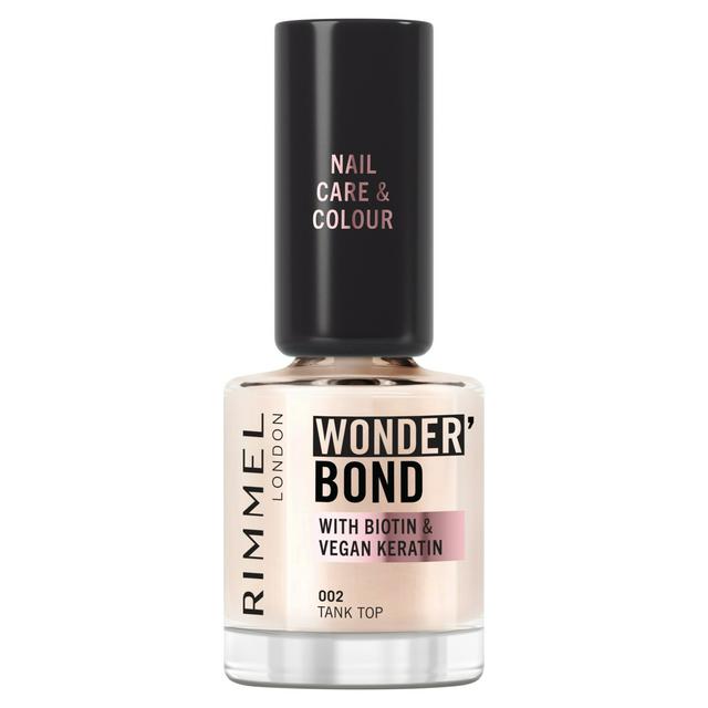 Rimmel Wonder Bond Care + Color Nail Polish 002 Tank Top 12ml - gallery image 1