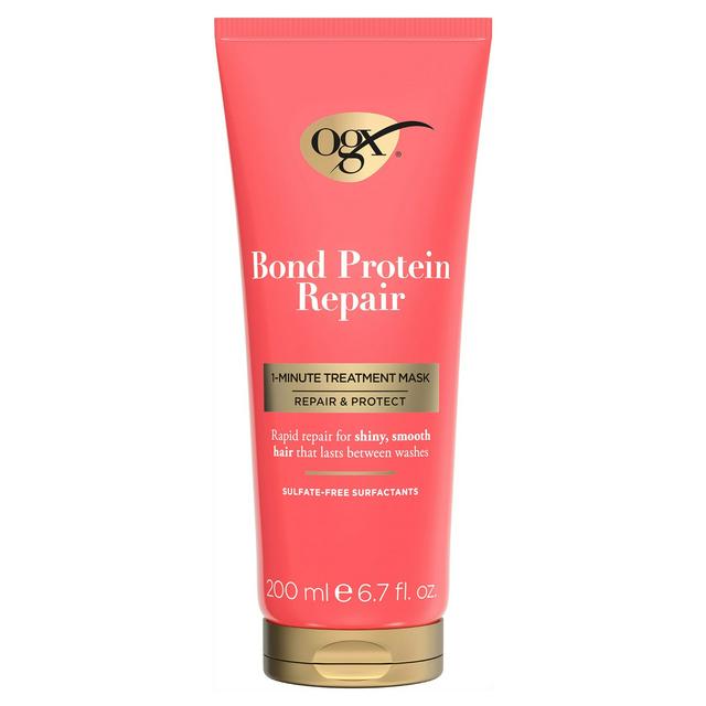 Ogx 200ml Bond Protein Repair 1 Minute Treatment Hair Mask - gallery image 1