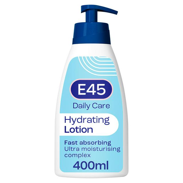 E45 Daily Non Greasy Moisturiser Body Lotion for Dry & Sensitive Skin 400ml