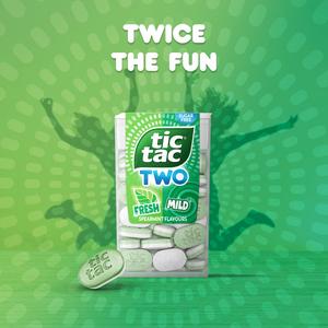 Tic Tac 38.5g Two Spearmint Flavour Mints Sugar Free Sweets - gallery image 4