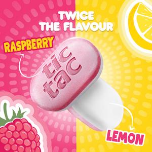 Tic Tac 38.5g Two Lemon & Raspberry Flavour Sugar Free Sweets - gallery image 3