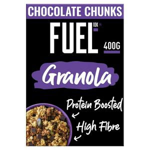 FUEL10K Chocolate Chunks Protein Granola Breakfast Cereal 400g - video