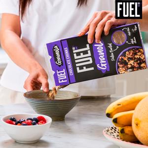 FUEL10K Chocolate Chunks Protein Granola Breakfast Cereal 400g - gallery image 6