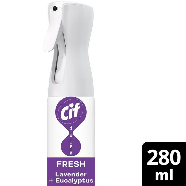 Cif Infinite Clean All in One Cleaner Spray Lavender & Eucalyptus 280ml - gallery image 1