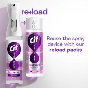Cif Infinite Clean All in One Cleaner Spray Lavender & Eucalyptus 280ml - gallery image 5