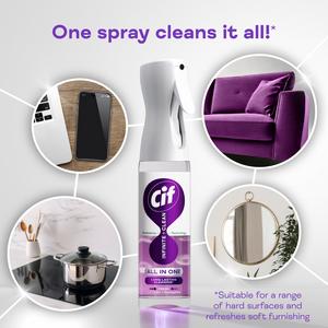 Cif Infinite Clean All in One Cleaner Reload Lavender & Eucalyptus 280ml - gallery image 3