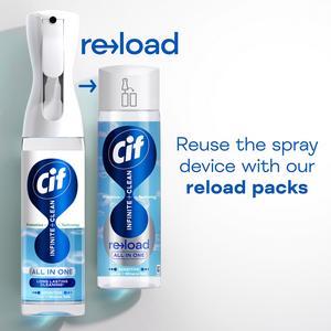 Cif Infinite Clean All in One Cleaner Reload Sensitive Lotus & Mineral Salt 280ml - gallery image 2