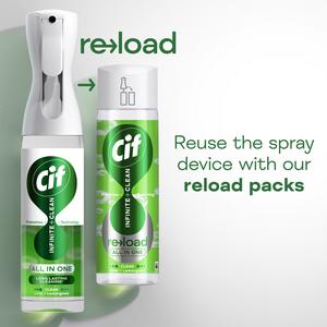 Cif Infinite Clean All in One Cleaner Reload Lime & Lemongrass 280ml - gallery image 2