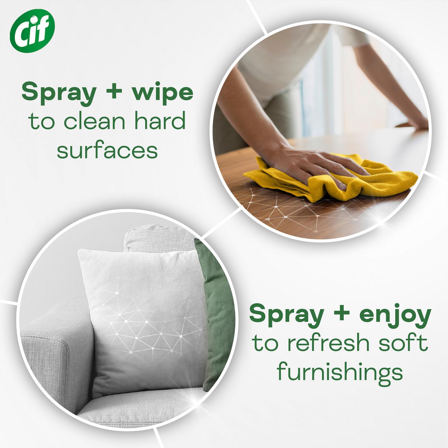 Cif Infinite Clean All In One Cleaner Reload Lime & Lemongrass, 6 Pk Of 590ml