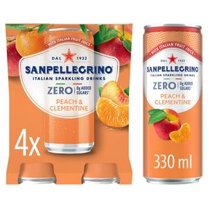San Pellegrino Zero Lemon 4 x 330ml
