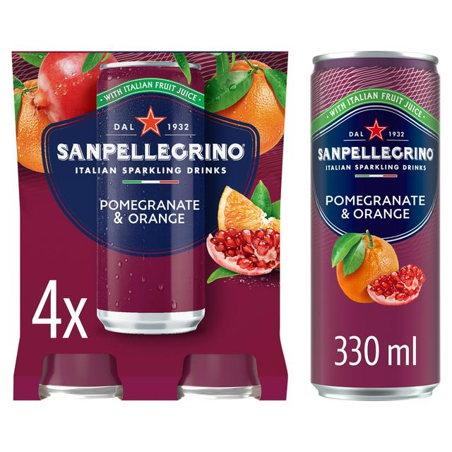 San Pellegrino Pomegranate & Orange 4 x 330ml
