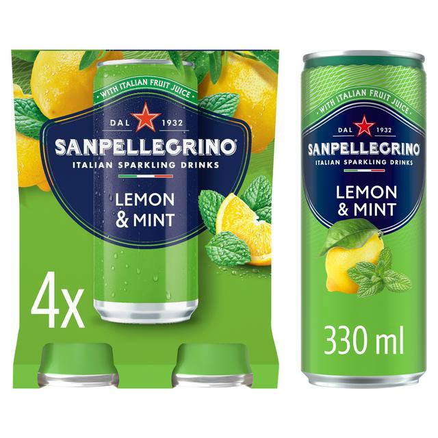 San Pellegrino Lemon & Mint 4 x 330ml