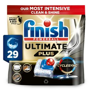 Finish Ultimate Plus All in One Dishwasher Tablets Lemon x29