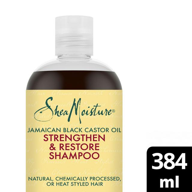 Sheamoisture Strengthen & Restore Shampoo Jamaican Black Castor Oil 384ml - gallery image 1