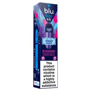 blu Bar Kit Blueberry Sour Razz Vape Device 20mg/ml - gallery image 2