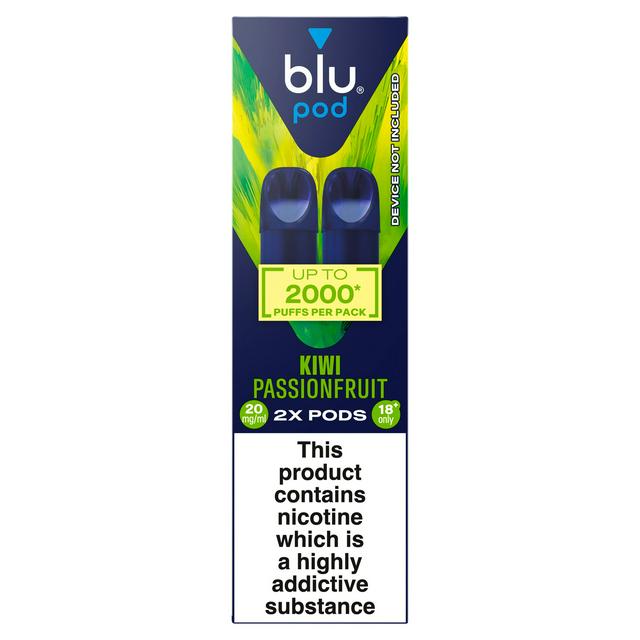 blu Pod Kiwi Passionfruit Vape Pods 20mg/ml | Sainsbury's