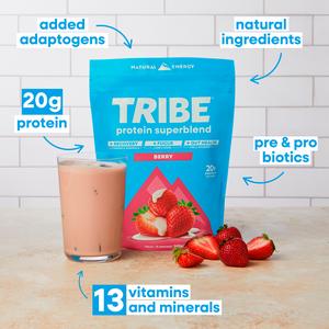 Tribe Protein Superblend Berry 500g - gallery image 3