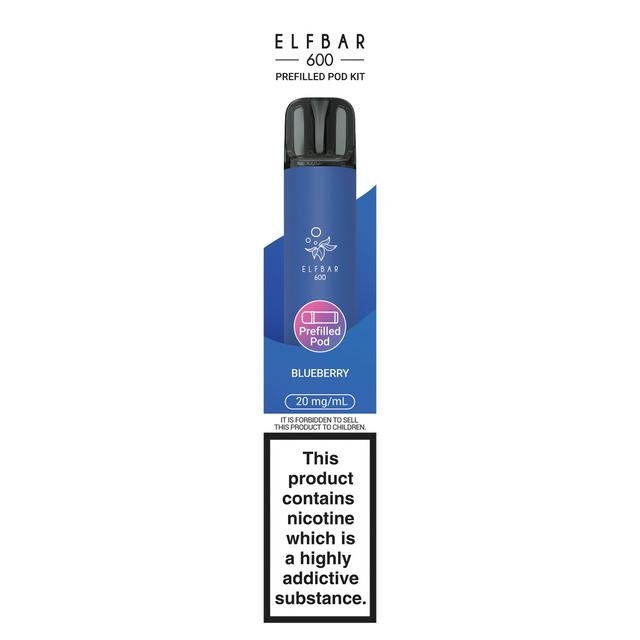 elfbar 600 blueberry ELF BAR 600 Blueberry (20mg) | Blueberry Vape main image 1