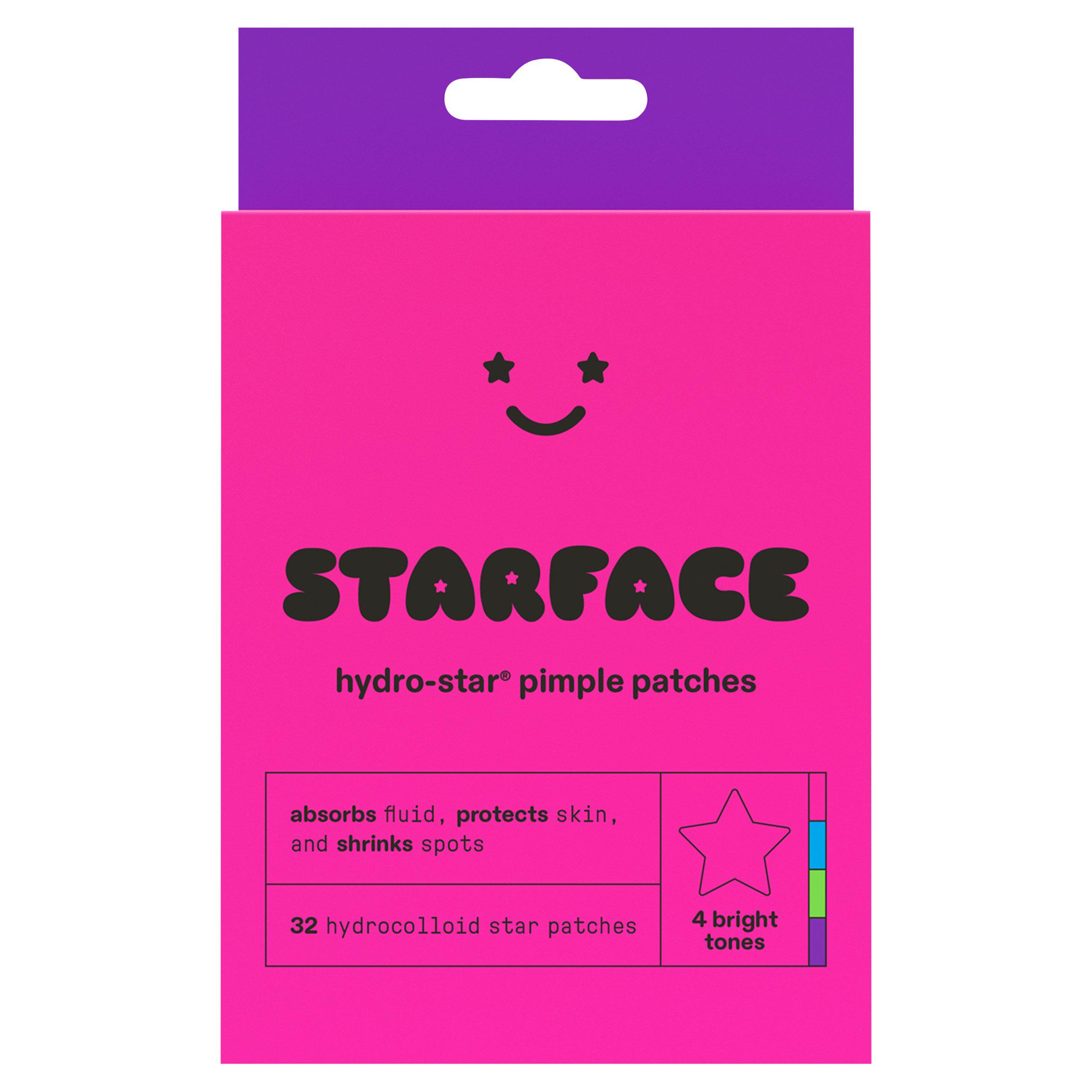 Starface Hydro Star Pimple Patches 4 Bright Tones Hydrocolloid 32