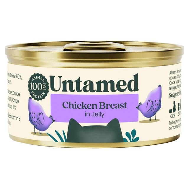 untamed Chicken Breast in Jelly Cat Food 75G
