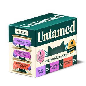 Untamed Wet Cat Food in Jelly Chicken Selection Box 6 x 75g - gallery image 2