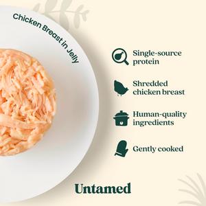 Untamed Wet Cat Food in Jelly Chicken Selection Box 6 x 75g - gallery image 4